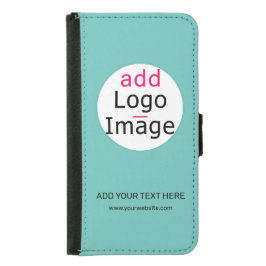 Funda Cartera Para Samsung Galaxy S5 Añadir el logotipo de su Personalizado de negocios