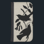Funda Cartera Para Galaxy S4 Audubon Silhouette IV<br><div class="desc">Animales</div>