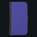 Funda Cartera Para Galaxy S4 Azul (pigmento) (color sólido)<br><div class="desc">Azul (pigmento) (color sólido)</div>