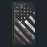 Funda Cartera Para Samsung Galaxy S5 Bandera industrial norteamericana patriótica<br><div class="desc">¡Mostrar tu libertad con orgullo!</div>