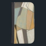 Funda Cartera Para Galaxy S4 Composición abstracta con colores silenciados<br><div class="desc">Los colores apagados de esta composición de Norman Wyatt se remontan a obras abstractas de Piet Mondrian. Mientras que las pinturas usadas son tonificadas,  sus colores juntos hablan alto y llaman la atención sobre la pieza. ¡Compra tu copia hoy!</div>