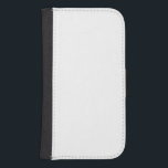 Funda Cartera Para Galaxy S4 Crear el propio<br><div class="desc">Crea tu propio estilo blanco personalizable y minimalista que se puede actualizar fácilmente con tu foto y texto. Si necesita ayuda para personalizar este producto,  por favor contáctenme con el botón de mensaje de abajo y estaré encantado de ayudarle.</div>