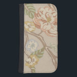 Funda Cartera Para Galaxy S4 Diseño floral decorativo Organza Chintz<br><div class="desc">Los colores pálidos,  decorativos organza chintz de diseño floral,  ofrecen una belleza silenciosa sin quitarle energía a esta pieza. Colóquelo en su dormitorio,  en su sala de estar o en cualquier habitación. ¡No puedes equivocarte con esta compra!</div>
