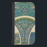 Funda Cartera Para Galaxy S4 Diseños orientales azules con caras sonrientes<br><div class="desc">Este impresionante artículo está conformado por magníficos diseños orientales azules y estampados florales. Las caras sonrientes te miran desde los diseños. ¡Compra una copia hoy!</div>