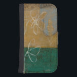 Funda Cartera Para Galaxy S4 Esbozo floral con flores silvestres y plantas<br><div class="desc">En esta pintura de Jennifer Goldberger hay mucho por hacer. En el centro de la escena hay un boceto de flores y pequeños árboles componen el fondo. ¡Los fans de Eugene Delacroix y Edward Hopper pueden querer comprar esta pieza!</div>