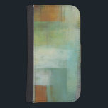 Funda Cartera Para Galaxy S4 Esencia Azul del Lago II<br><div class="desc">Decoración casera</div>