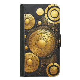 Funda Cartera Para Samsung Galaxy S5 Fiebre de oro 1