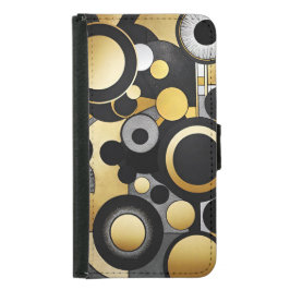 Funda Cartera Para Samsung Galaxy S5 Fiebre de oro 2