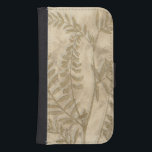 Funda Cartera Para Galaxy S4 Foliage dorado I<br><div class="desc">Floral</div>