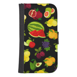 Funda Cartera Para Galaxy S4 Frutas de cítricos