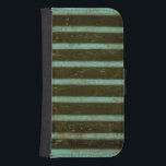 Funda Cartera Para Galaxy S4 Grado de aire turquesa contemporáneo<br><div class="desc">Una barra de aire turquesa contemporánea es el tema de este trabajo de Jennifer Goldberger. Las manchas de óxido se muestran en el pavimento,  dándole un ambiente bien utilizado. ¡Una impresión divertida,  pide la tuya hoy!</div>