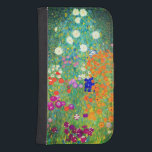 Funda Cartera Para Galaxy S4 Gustav Klimt Flower Garden<br><div class="desc">Estuche Samsung Galaxy Wallet Case con la pintura al óleo del jardín de flores de Gustav Klimt (1906). Un bonito jardín de flores moradas,  rojas,  blancas,  azules y naranjas. Un gran regalo para los amantes del arte Art Nouveau y austriaco.</div>