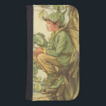 Funda Cartera Para Galaxy S4 Hada coa alas del olmo que se sienta en un árbol<br><div class="desc">Debe ser el ser difícil una hada del olmo. Esta criatura coa alas del guión se está sentando en un árbol,  tardando algunos minutos para disfrutar del día. ¡Pida esta impresión fantástica hoy!</div>