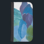 Funda Cartera Para Galaxy S4 Indigo falso I<br><div class="desc">Floral</div>