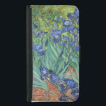Funda Cartera Para Samsung Galaxy S5 Irises de Van Gogh<br><div class="desc">Arte de Vincent van Gogh - Cuadros de flores y naturaleza - Obras de arte paisajístico posimpresionistas</div>