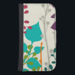 Funda Cartera Para Galaxy S4 Jardín de Metro III<br><div class="desc">Floral</div>