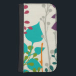 Funda Cartera Para Galaxy S4 Jardín de Metro III<br><div class="desc">Floral</div>