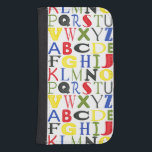 Funda Cartera Para Galaxy S4 Letras de colores brillantes de Megan Meagher<br><div class="desc">¿Tratando de enseñar a sus hijos su abc? ¿Conoce una escuela que pueda usar un poco de arte educativo en sus aulas? ¡Entonces compra esta impresión de letras de colores brillantes de Megan Meagher!</div>