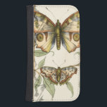 Funda Cartera Para Galaxy S4 Mariposas tándem sobre hojas verdes<br><div class="desc">Como los Ángeles Azules,  estas mariposas están volando en tándem. Véalos zumbando sobre hojas verdes,  extendiendo sus coloridas y majestuosas alas. Si te gusta mirar mariposas,  ¡te encantará esta pieza!</div>