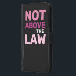 Funda Cartera Para Samsung Galaxy S5 No por encima de la ley el presidente Trump la cor<br><div class="desc">Gracias por apoyar el movimiento Hands0ff y estar con nosotros en esta lucha por los derechos civiles. Nacido de la frustración y determinación de la gente que se alza contra la opresión, este diseño busca amplificar las voces de quienes luchan por los derechos civiles, la igualdad y la justicia. Como...</div>
