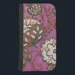 Funda Cartera Para Galaxy S4 Ornamento radiante I<br><div class="desc">Floral</div>