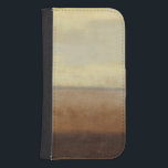 Funda Cartera Para Galaxy S4 Paisaje del desierto solitario por Norman Wyatt<br><div class="desc">Una pintura del paisaje del desierto solitario de Norman Wyatt. Casi se puede sentir el calor que emana de la pieza. ¡Compra una copia hoy!</div>