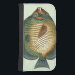 Funda Cartera Para Galaxy S4 Pescados coloridos grandes<br><div class="desc">Consiga esta imagen única de un pescado colorido grande en su producto siguiente. Esta impresión asombrosa del arte de un pescado del verde,  del naranja,  azul marino y amarillo parecerá grande en cualquier cosa. Tome esta imagen mar-inspirada con usted por todas partes que usted va.</div>