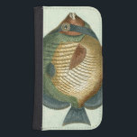 Funda Cartera Para Galaxy S4 Pescados coloridos grandes<br><div class="desc">Consiga esta imagen única de un pescado colorido grande en su producto siguiente. Esta impresión asombrosa del arte de un pescado del verde,  del naranja,  azul marino y amarillo parecerá grande en cualquier cosa. Tome esta imagen mar-inspirada con usted por todas partes que usted va.</div>