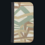 Funda Cartera Para Galaxy S4 Pintura a mano alzada por Norman Wyatt<br><div class="desc">Un original de Norman Wyatt Jr. Moderna pintura abstracta de mano libre en tonos tierra muda. Se vería genial en una pared de color crema,  una almohada de concha de huevo o como un diseño en una camisa marrón. ¿Cómo vas a personalizar el tuyo?</div>