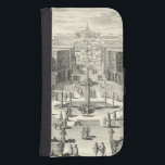 Funda Cartera Para Galaxy S4 Pintura de petróleo de fuentes en el Jardín de Ver<br><div class="desc">Un bonito cuadro de aceite blanco y negro de las fuentes en el jardín de Versalles de Paul Decker. Decker era aprendiz de arquitectura en el siglo XVI. Produjo una serie de diseños que fueron publicados en un libro, incluyendo este. Si conoces a alguien que disfruta de hermosas representaciones arquitectónicas,...</div>