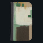 Funda Cartera Para Galaxy S4 Pintura expresionista con pincel fuerte<br><div class="desc">A los fans de Kandinsky,  Pollack o Rothko les encantará esta pintura expresionista. Debate a tus amigos sobre el uso del color,  o qué emociones tienen que transmitir los fuertes golpes de pincel. Lo que sea que hagas,  compra uno hoy!</div>