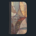 Funda Cartera Para Galaxy S4 Resumen de pintura de hojas de flores por Norman W<br><div class="desc">Resumen de patrones de hojas florales en este cuadro de Norman Wyatt. El color oscuro de la pieza ayuda a que las porciones doradas se vuelvan aún más visibles,  añadiendo vida a la obra. ¡Esto sería un gran regalo para alguien que ama el arte contemporáneo!</div>