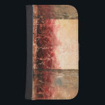 Funda Cartera Para Galaxy S4 Resumen del paisaje rojo<br><div class="desc">Ethan Harper pintó este impresionante paisaje rojo abstracto. Una entrada rectangular crea una parte más ligera de la pieza. ¡Un artículo muy optimista,  ordena tu copia hoy!</div>