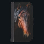 Funda Cartera Para Galaxy S4 Retrato VII del caballo<br><div class="desc">Animales</div>