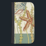 Funda Cartera Para Galaxy S4 Shell multicolor va de fiesta<br><div class="desc">Charikilia Zarris es artista talentoso sabe para sus ilustraciones del océano. Sus imágenes son pacíficas y tranquilas relajándole con cada imagen. Consiga este pedazo náutico de ilustraciones con una estrella de mar y una cáscara de la concha que son el centro de él todo, confinado con quelpo hermoso. Esta imagen...</div>