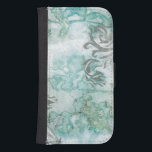 Funda Cartera Para Galaxy S4 Spray de flores no embellecido III<br><div class="desc">Floral</div>