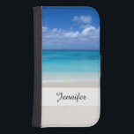Funda Cartera Para Galaxy S4 Turcos de la playa el | y foto de sotavento de<br><div class="desc">Cerca de la playa famosa de la bahía de la tolerancia. Una playa arenosa hermosa. La foto de la playa de sotavento - los turcos y Caicos Providenciales - fotografía por licencia del © de las imágenes de Elke Clarke como es o añade su propio texto, nombre, monograma o gráficos...</div>