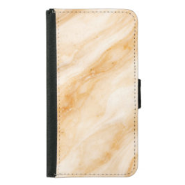 Funda Cartera Para Samsung Galaxy S5 Vanilla Milkshake Marble Texture