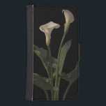 Funda Cartera Para Galaxy S4 Vintage White Calla Lilies<br><div class="desc">La litografía histórica de la colección de la Biblioteca Pública de Boston,  publicada por L. Prang & Co. La imagen ha sido restaurada digitalmente y realzada a la antigua vitalidad.</div>