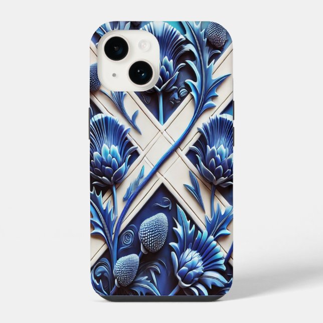 Funda Case-Mate para Apple iPhone 14 Cardos Escoce (Reverso )