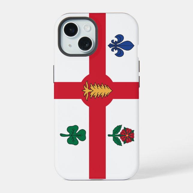 Funda Case-Mate para Apple iPhone 15 con la bander (Reverso )