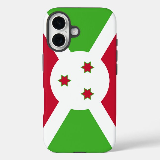 Funda Case-Mate para Apple iPhone 16 con Burundi (Reverso )