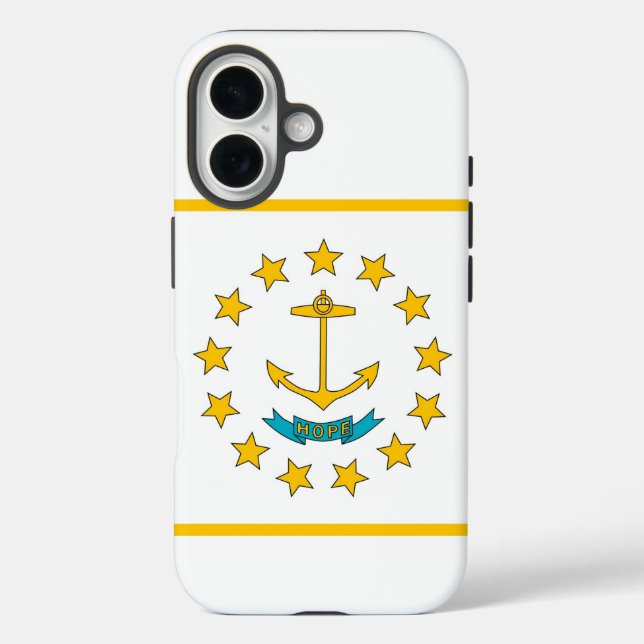 Funda Case-Mate para Apple iPhone 16 con Rhode Isl (Reverso )