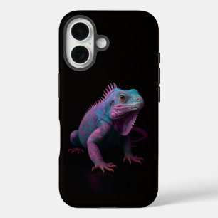 Funda Case-Mate para iPhone 16 Black 4 Luxe, Iguan