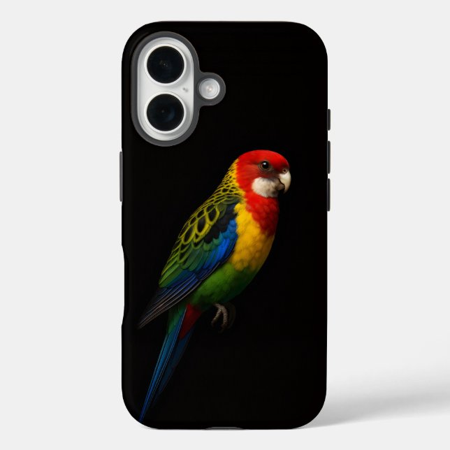 Funda Case-Mate para iPhone 16 Black 4 Luxe, Rosel (Reverso )