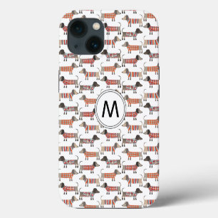 Funda Case-Mate para iPhone con monograma de perro