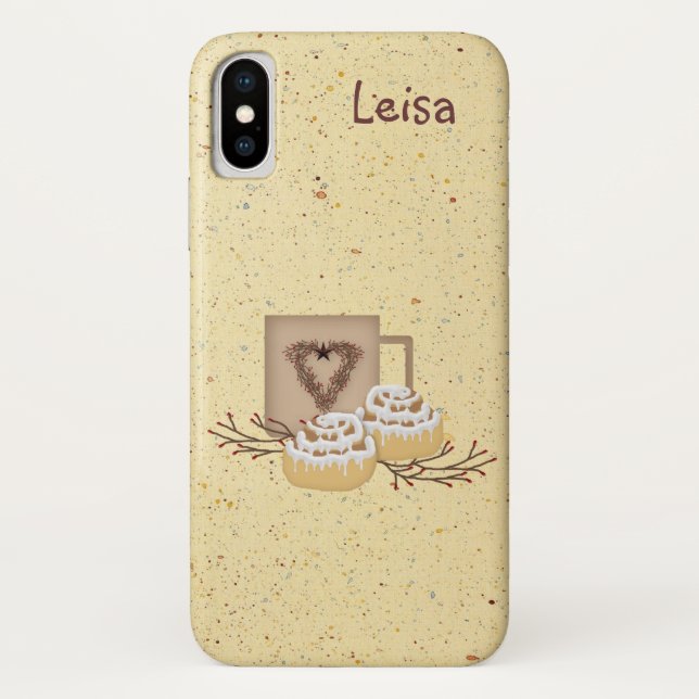 Funda Cinnamon Rolls iPhone X (Reverso)