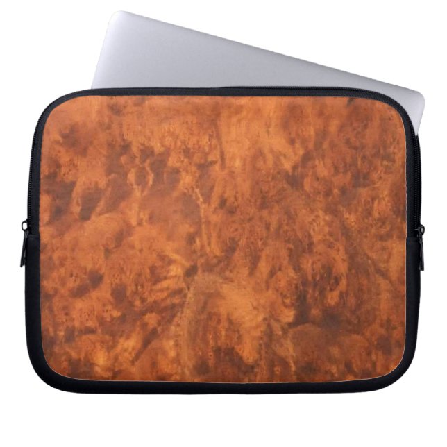 Funda Circasiana para portátil Walnut Burl (Frente)