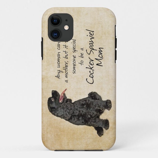 Funda Cocker Spaniel Mom iPhone 6 (Reverso)