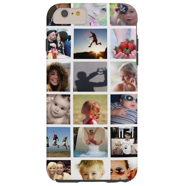 Funda collage de fotos para iPhone 6 Plus (Funda-M (Reverso)